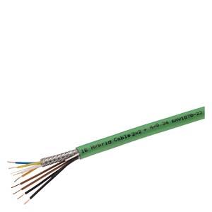 Cabo híbrido IE 2x2+4x0,34, 4xCu 0,75 mm + 4xCu 0,34 mm2, mercadoria por metro