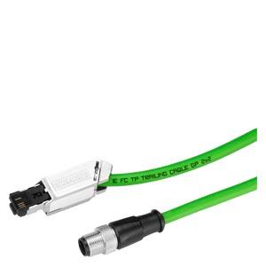 Cabo IE;M12/RJ45;2x2;15m;cod.D;Cat5e;PVC;robusto