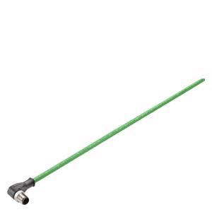 Cabo IE;2 x M12-90;2x2;1m;2 x cod.D;IP65,IP67;Cat5e;PVC;parcialmente robusto