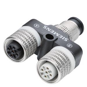 6ES7194-1KA01-0XA0 - SIMATIC DP, conector Y para I/O distribuído de ET 200, FOR THE DOUBLE WIRING OF I/O WITH ONE CABLE TO ET 200, 5-PIN M12.