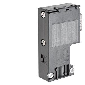Conector PROFIBUS SIMATIC DP RS 485, parafuso, sem bucha PG, 90°