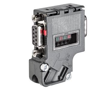 Conector PROFIBUS SIMATIC DP RS 485, parafuso, com bucha PG, 35°