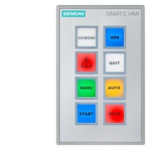 SIMATIC HMI Key Panel KP8 em PROFINET, painel do tipo Push Button com 8 teclas com led multicor, 8 entradas / saídas digitais em 24V DC, configuráv...