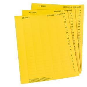ET200sp: 1000 etiq, inscrição Amarela