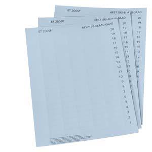ET200sp: 1000 etiq, inscrição