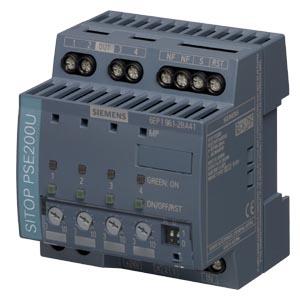 Mód. seletiv. SITOP PSE200U, CC 24 V/4 x 3 ... 10 A com mens. canal individual