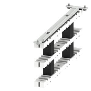 Suporte do barramento de distribuição de campo não escalonado, L: 200mm, 1 conjunto=3 peças