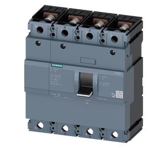 Seccionador de corte em carga 3VA1 IEC Frame 250 de 4 polos SD100, In=250A sem proteção contra sobrecarga