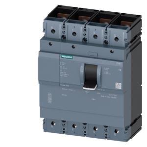 Seccionador de corte em carga 3VA1 IEC Frame 630 de 4 polos SD100, In=500A sem proteção contra sobrecarga