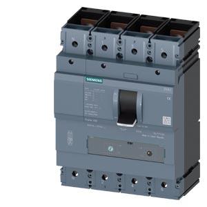 Disjuntor 3VA1 IEC Frame 630 classe de capacidade de comutação H Icu=70kA @ 415V