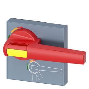 Manípulo para acionamento giratório do acoplamento da porta parada de emergência acessórios para disjuntor 3VA27