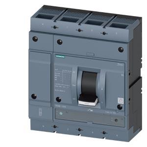 Disjuntor 3VA1 IEC Frame 1000 classe de capacidade de comutação H Icu=70kA @ 415V