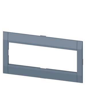 Moldura de painel 139,6x 45,65mm (LxA) acessórios para: disjuntor de 4 polos