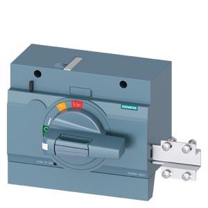 Acionamento rotativo frontal padrão com travamento da porta IEC IP30/40 acessórios para: 3VA1