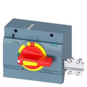 Acionamento rotativo frontal parada de emergência com travamento da porta IEC IP30/40 acessórios para: 3VA1
