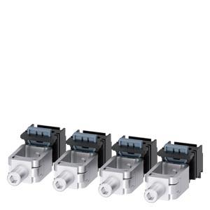 Terminal com moldura 4 peças acessórios para: 3VA1 100/160
