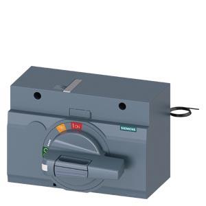 Acionamento rotativo frontal padrão IEC IP30/40 kit de iluminação 24V CC acessórios para: 3VA1