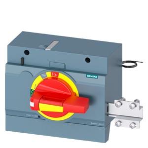 Acionamento rotativo frontal parada de emergência com travamento da porta IEC IP30/40 kit de iluminação 24V CC