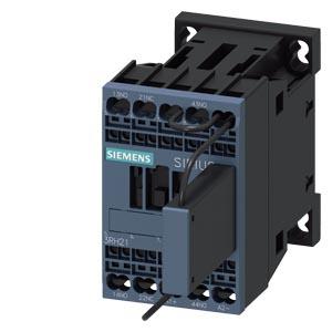 contator auxiliar da via, 2 NA + 1 NF CC 125 V, 0,7 ... 1,25* US, com diodo supressor integrado, tamanho S00, conexão de mola fixação em calhas DIN...