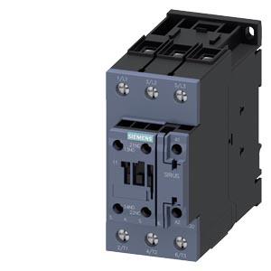 Contactor de acoplamento, AC-3e, 40 A/18,5 kW/400V, 3 polos, DC24V, 1NA+1NF, ligação com parafuso