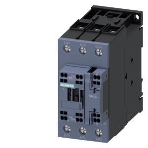 Contactor de acoplamento, AC-3e, 40A/18,5kW/400V, 3 polos, DC24V, 1NA+1NF, ligação com parafuso/borne de mola