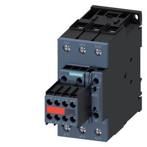 Contactor de acoplamento, AC-3e, 50 A/22 kW/400V, 3 polos, DC24V, 2NA+2NF, ligação com parafuso
