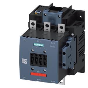 Contactor, AC-3e, 150A/75kW/400V, 3 polos, AC/DC200-277V, PLC-IN opcional, 2NA+2NF, calha de ligação/ligação com parafuso