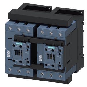 Combinação reversora, AC-3, 37kW/400V, 230V CA, 50/60Hz, de 3 polos, S3, 2S