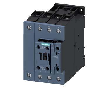 Contator, AC-3, 40A/18,5kW/400V, 2NA+2NF, CA 220V/240V, 50/60Hz, de 4 polos, conexão parafusada, 1NA+1NF