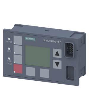 Unidade de comando com display, para SIMOCODE pro V, montagem na porta do quadro de distribuição