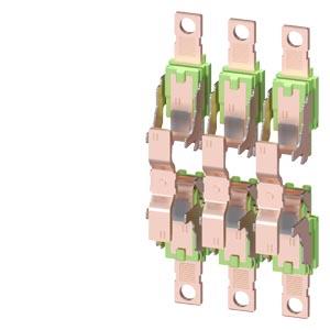 Conjunto com 3 peças de contato móveis e 6 fixas para 3RT2046 3S, contatos principais