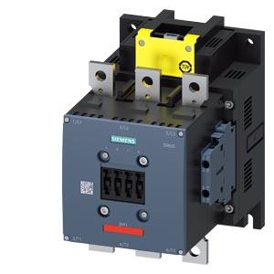 Contactor, AC-1, 500 A/690V/40°C, 3 polos, AC/DC 200-277V, F-PLC-IN, 2NA+2NF