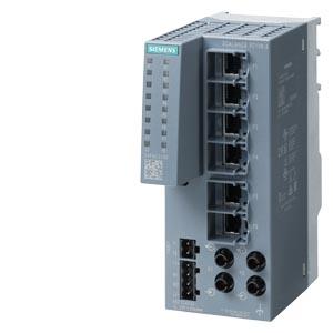 SCALANCE XC106-2, switch não gerenciado, 6x RJ45, 2x ST/BFOC multimodo