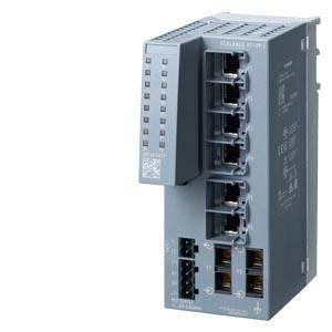 SCALANCE XC106-2, switch não gerenciado, 6x RJ45, 2x SC multimodo