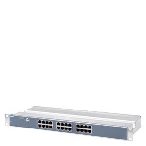 SCALANCE XR124, grupo trabalho switch suporte não controlado, 230 V CA, 24x RJ45