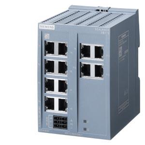 SCALANCE XB112, switch não gerenciado, 12x portas RJ45 10/100 Mbit/s