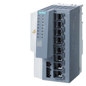 SCALANCE XCM108PoE (8x100 Mbit/s RJ45, PoE), switch IE não gerenciado