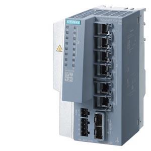 SCALANCE XCM108PoE (6 x Gbit PoE, 2xSFP), switch IE não gerenciado