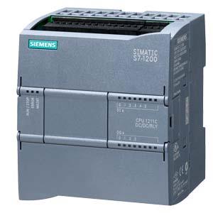 6ES72111HE400XB0 Controlador Lógico Programável, SIMATIC S7-1200, Modelo: CPU Campacta 1211C, DC/DC/RL, com I/O integrado: 6 DI de 24V DC, 4 DO RL ...