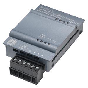 SIMATIC S7-1200, Signal Board 1232 com 1 saída analógica ±10V com resolução de 12 Bits ou 0-20 mA com resolução de 11 Bits.