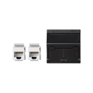 KB8096U/14 PLACA INCL 2RJ45 C6