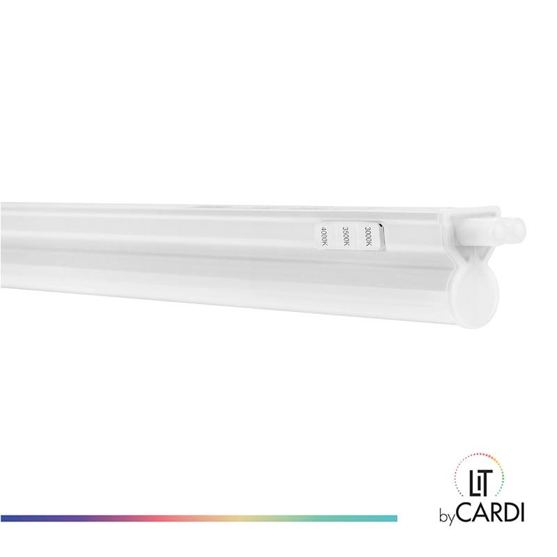 T5 Cabinet, 1.2m, 18W, IP20, IK02, 3CCT 3000/3500/4000K, 1890lm, 105lm/W, On/Off,White