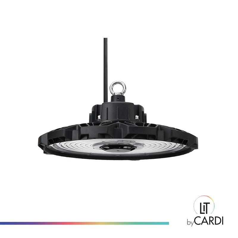 High Bay, 150W, IK08, IP65, 21000lm, 140lm/W, 4000K, On/Off,Black