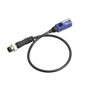 Sensor indutivoxs7 8x22x8 - pbt – sn 25 mm - 12..24 vcc - m8 0,15 m