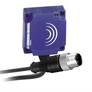Sensor indutivo xs8 40x40x15 - pbt – sn 15/25 mm - 24..240 vca/cc - 1/2" 0,15 m