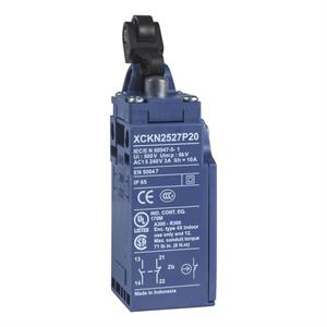 Fim-de-curso xckn – actuador alavanca rolamiento mola termoplástico - 1 nc+1 no