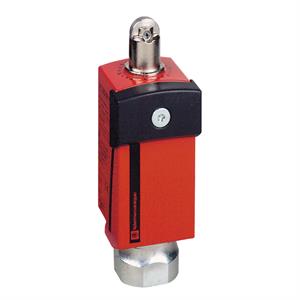 Interruptor de posição de segurança - metal - êmbolo rolo - 2nc+1no - 1 entrada roscada .5
