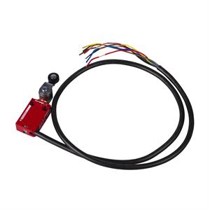 Safety limit switch, Telemecanique Safety switches XCS, XCSM, metal, rotary lever, 2 NC + 1 NO, cable 5 m