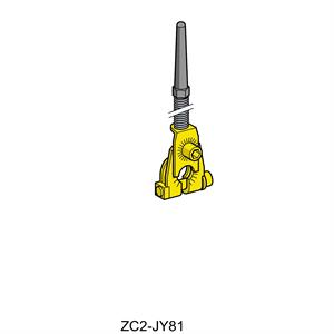 Alavanca interruptor de posição zc2jy - alavanca de mola com extremidade termoplástico - -40..70°c