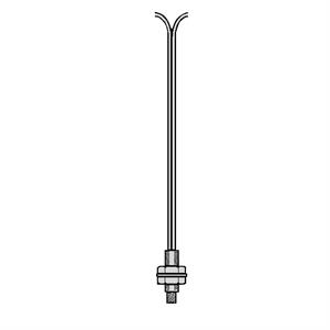 Guia luz fibra óptica para amplificador-plástico-2 m-distância detecção 30 mm